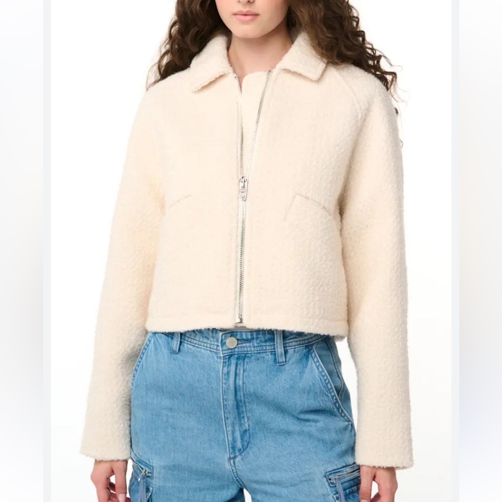 BLANKNYC Crop Tweed Jacket